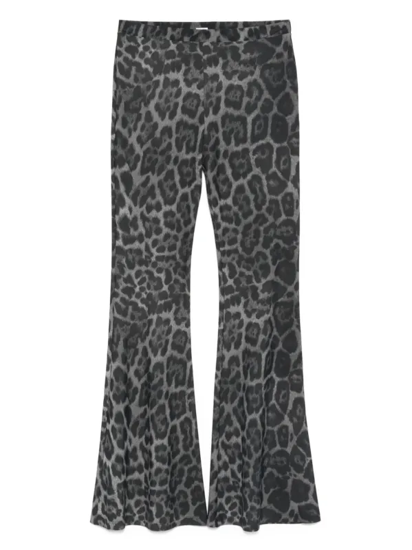 LEOPARD PRINT FLARED JEANS made by Stella McCartney