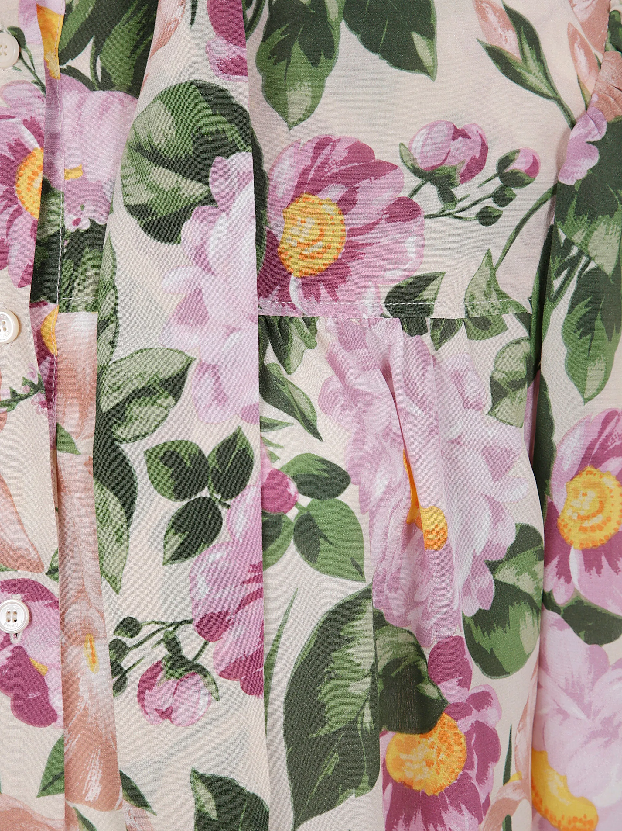 MAXI GATHERED LAVALLIÈRE BLOUSE sold by Lord & Taylor product image thumbnail 3