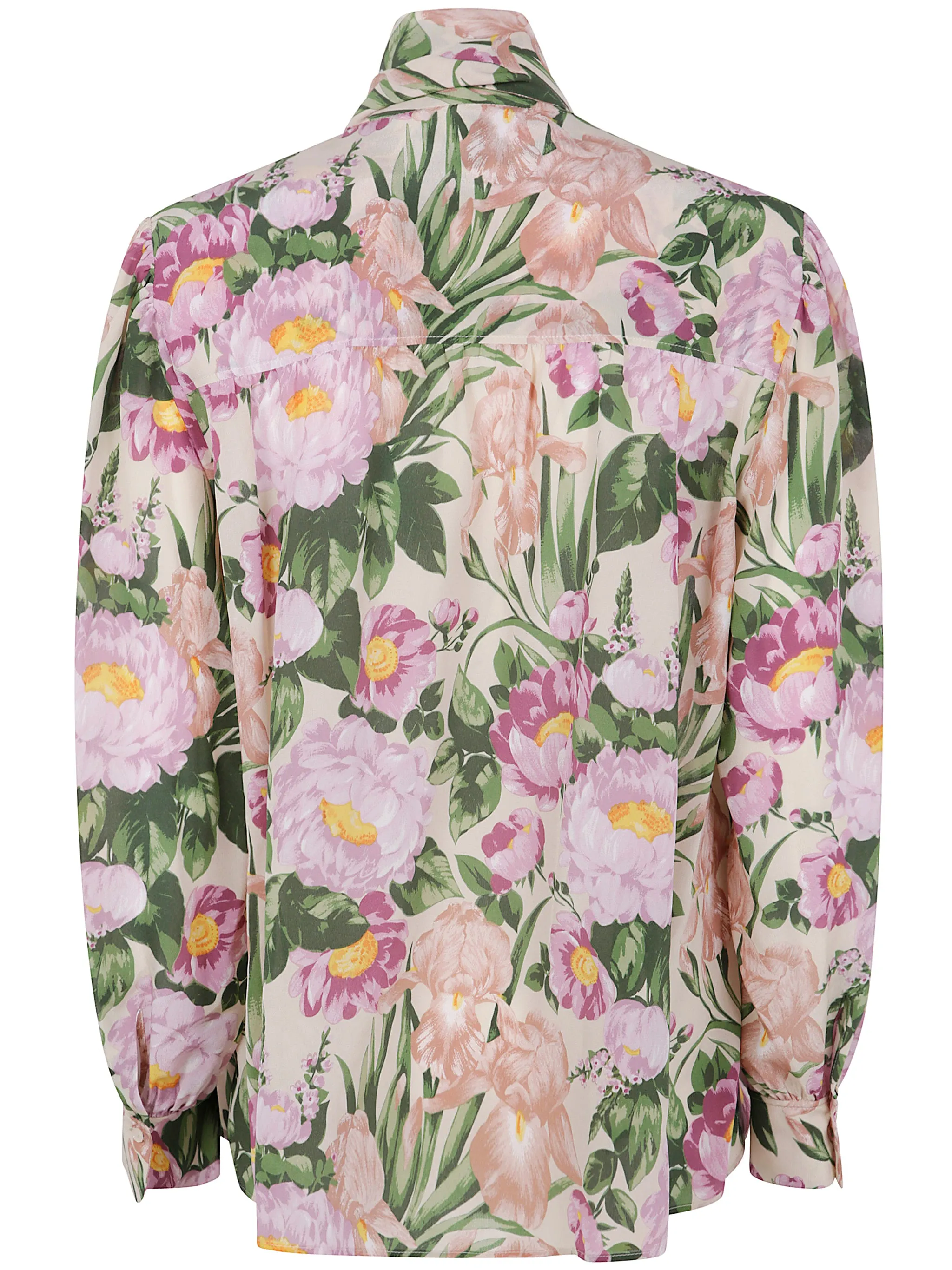 MAXI GATHERED LAVALLIÈRE BLOUSE sold by Lord & Taylor product image thumbnail 2