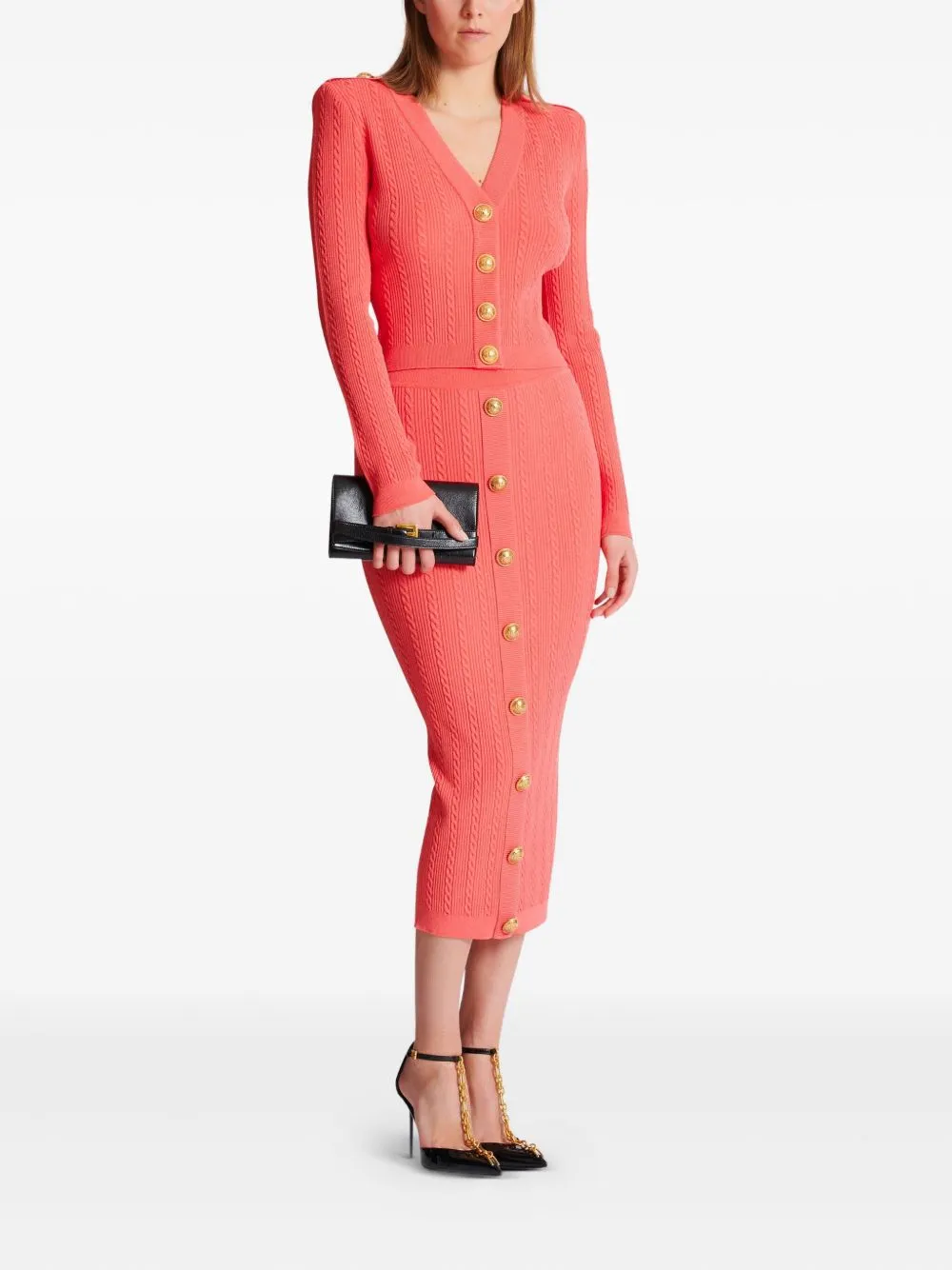 V-NECKED CARDIGAN sold by Lord & Taylor product image thumbnail 4