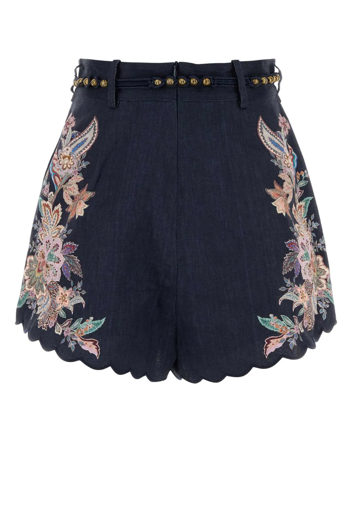 RHIANNON TUCK PRINTED LINEN SHORTS sold by Lord & Taylor product image thumbnail 2