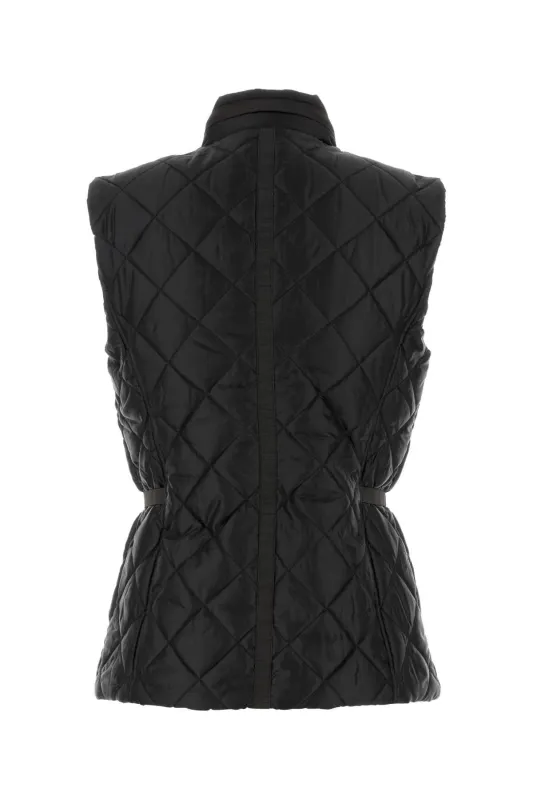 BLACK POLYESTER SLEEVELESS JACKET sold by Lord & Taylor