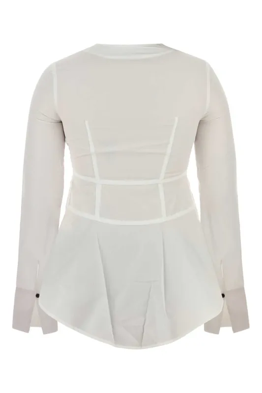 WHITE POPLIN SHIRT sold by Lord & Taylor