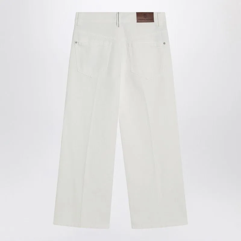 WHITE COTTON TROUSERS sold by Lord & Taylor