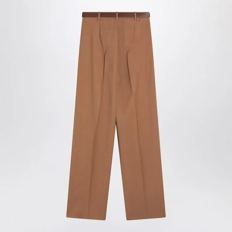 HAZELNUT WOOL CANVAS TROUSERS sold by Lord & Taylor
