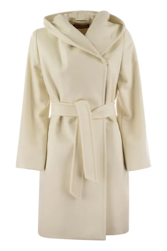NEWMANG - WOOL COAT WITH HOOD sold by Lord & Taylor