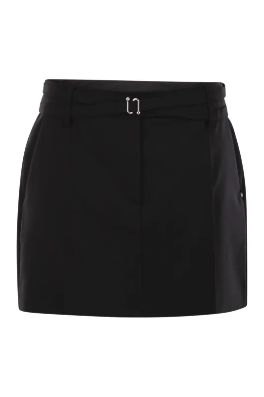 FIFY - MINI SKIRT WITH BELT sold by Lord & Taylor