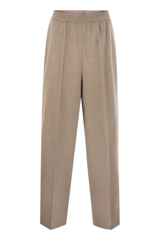 STRAIGHT WOOL TROUSERS sold by Lord & Taylor
