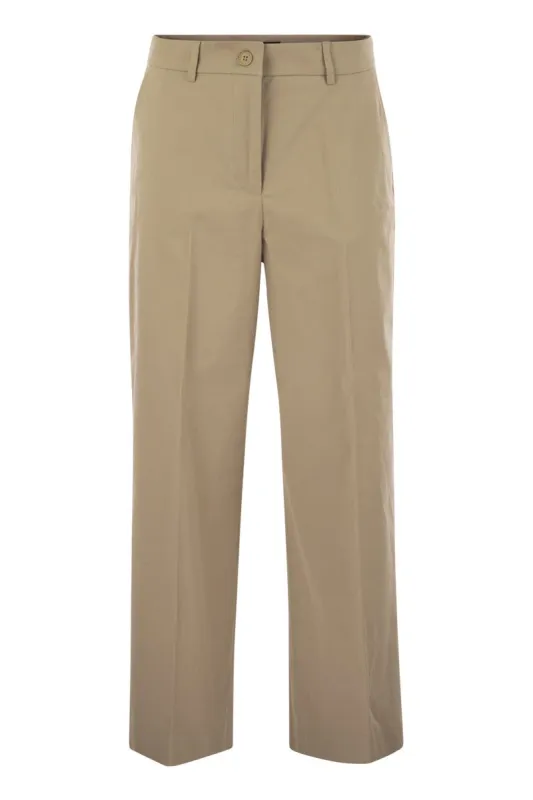 URIAL - COTTON SATIN CROP TROUSERS sold by Lord & Taylor
