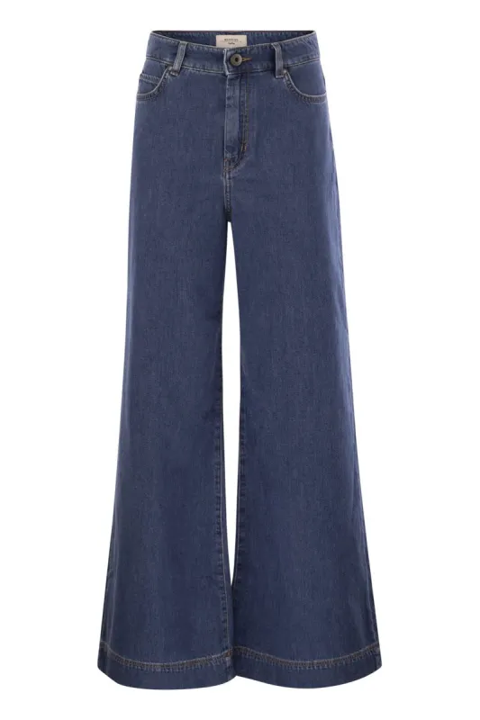 VEGA - JEANS WIDE LEG IN DENIM sold by Lord & Taylor