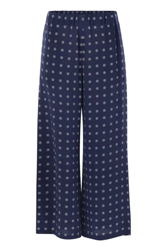 EUSEBIO - SILK TWILL TROUSERS sold by Lord & Taylor