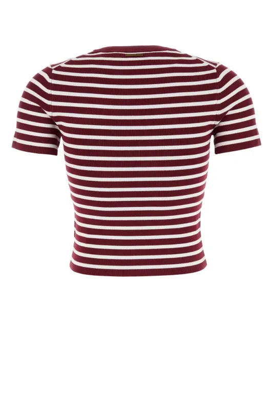 STRIPE SS RIB CREW SWTR sold by Lord & Taylor