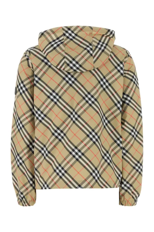 PRINTED POLYESTER WINDBREAKER made by Burberry
