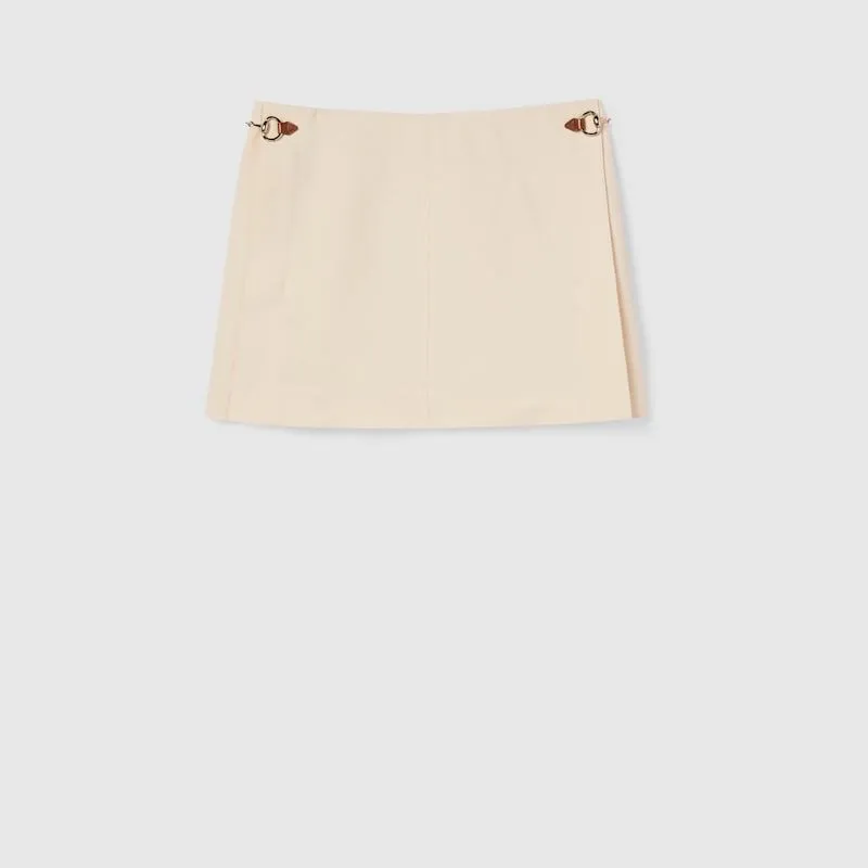 SKIRT LINEN CANVAS W/HORSEBIT sold by Lord & Taylor