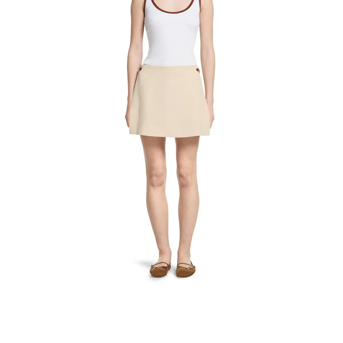 SKIRT LINEN CANVAS W/HORSEBIT sold by Lord & Taylor product image thumbnail 2