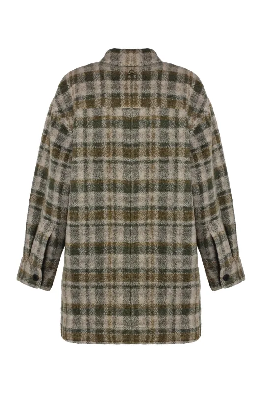 HARVELI WOOL OVERSHIRT sold by Lord & Taylor