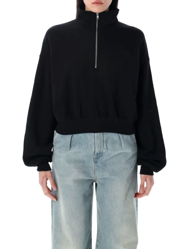 HALF-ZIP CROPPED SWEATSHIRT sold by Lord & Taylor