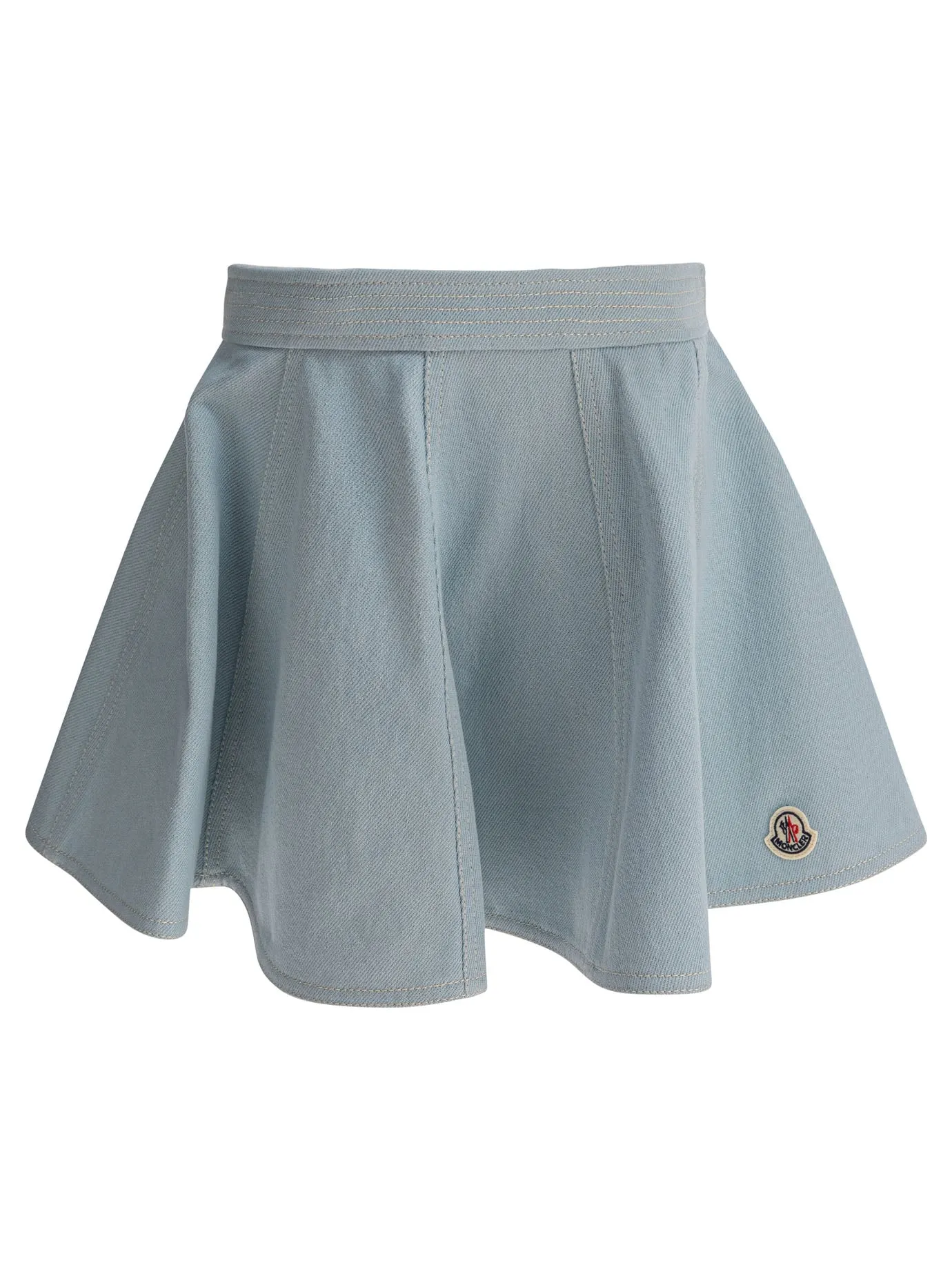 DENIM FLARED MINISKIRT sold by Lord & Taylor