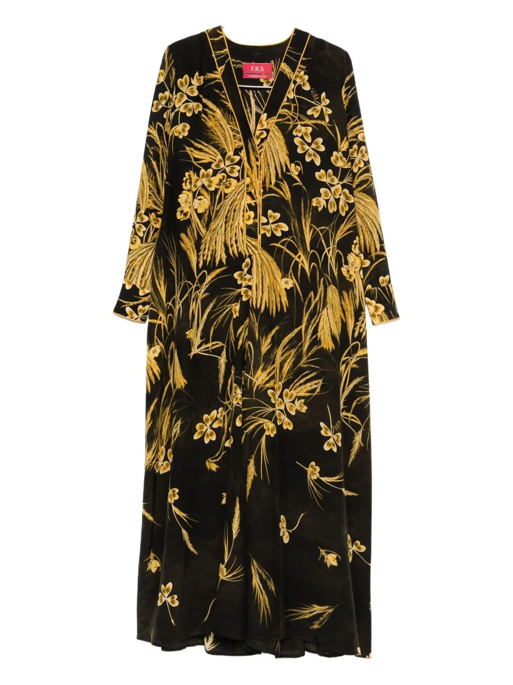 SILK BLEND PRINTED MAXI DRESS sold by Lord & Taylor