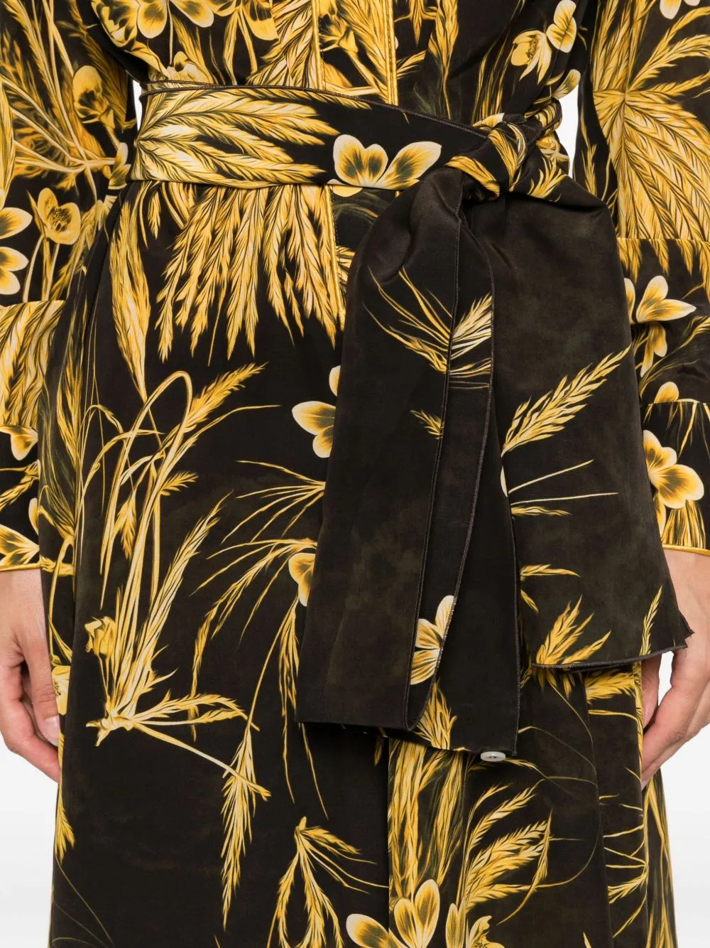 SILK BLEND PRINTED MAXI DRESS sold by Lord & Taylor product image thumbnail 4