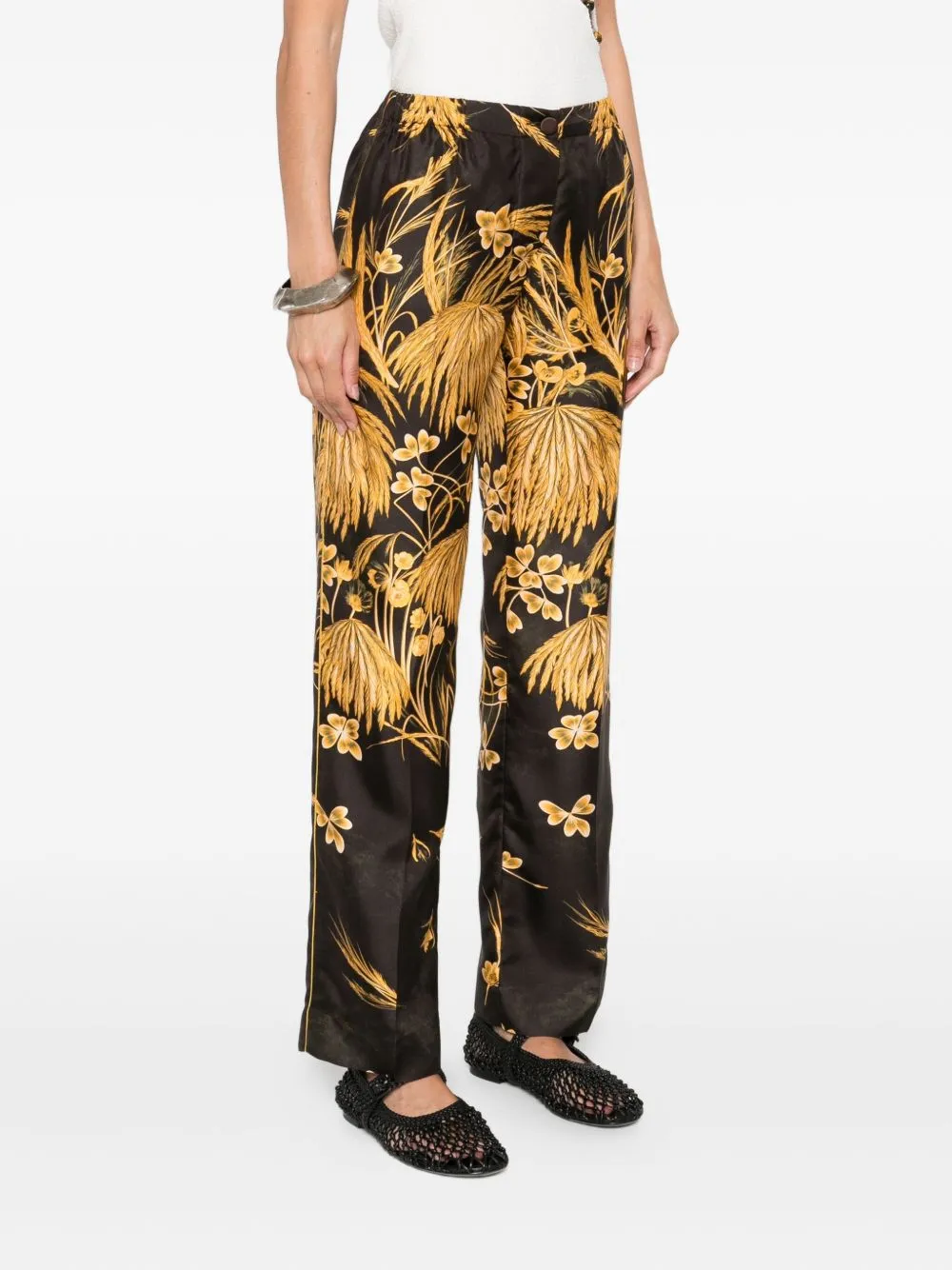 PRINTED SILK TROUSERS sold by Lord & Taylor product image thumbnail 2
