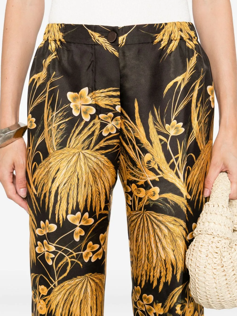 PRINTED SILK TROUSERS sold by Lord & Taylor product image thumbnail 4