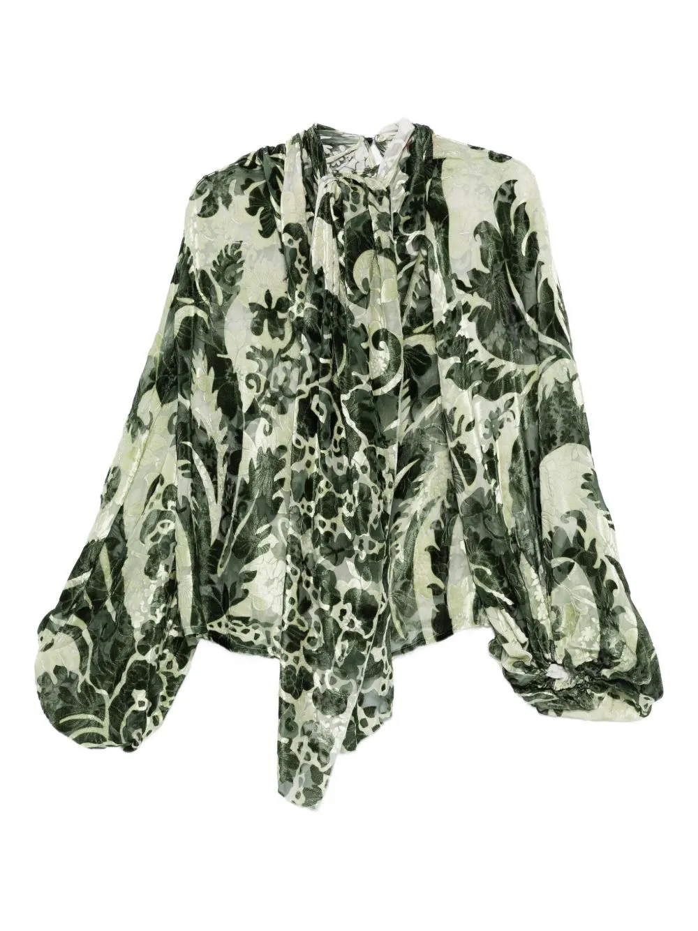 PRINTED SILK BLOUSE sold by Lord & Taylor