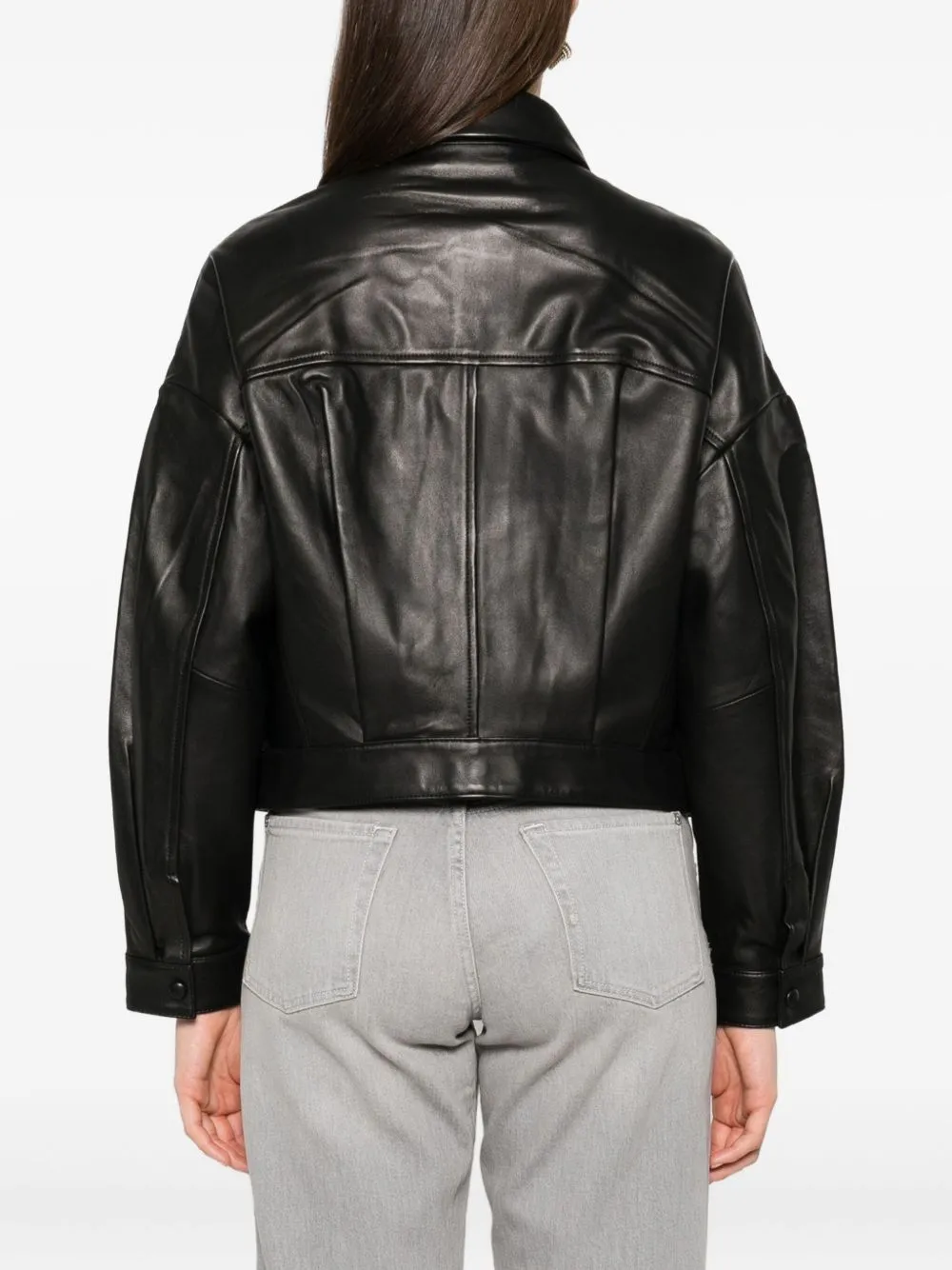 SASHA LEATHER JACKET sold by Lord & Taylor product image thumbnail 4