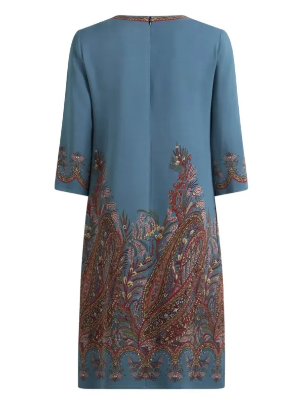 PAISLEY PATTERNED MINI DRESS made by Etro