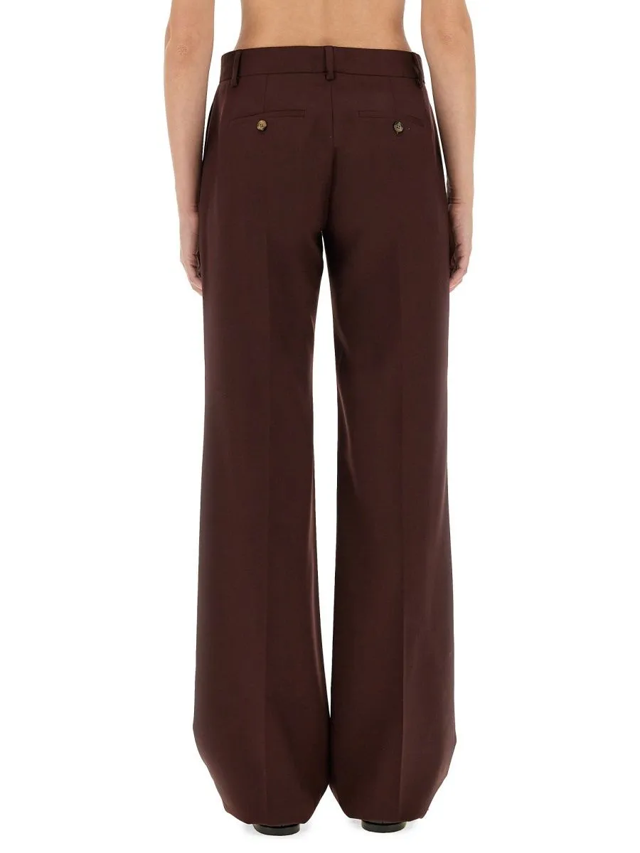RED WOOL TROUSERS sold by Lord & Taylor product image thumbnail 3