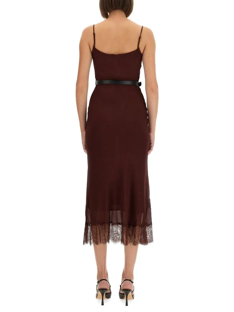 MIDI DRESS WITH LACE INSERTS sold by Lord & Taylor product image thumbnail 3