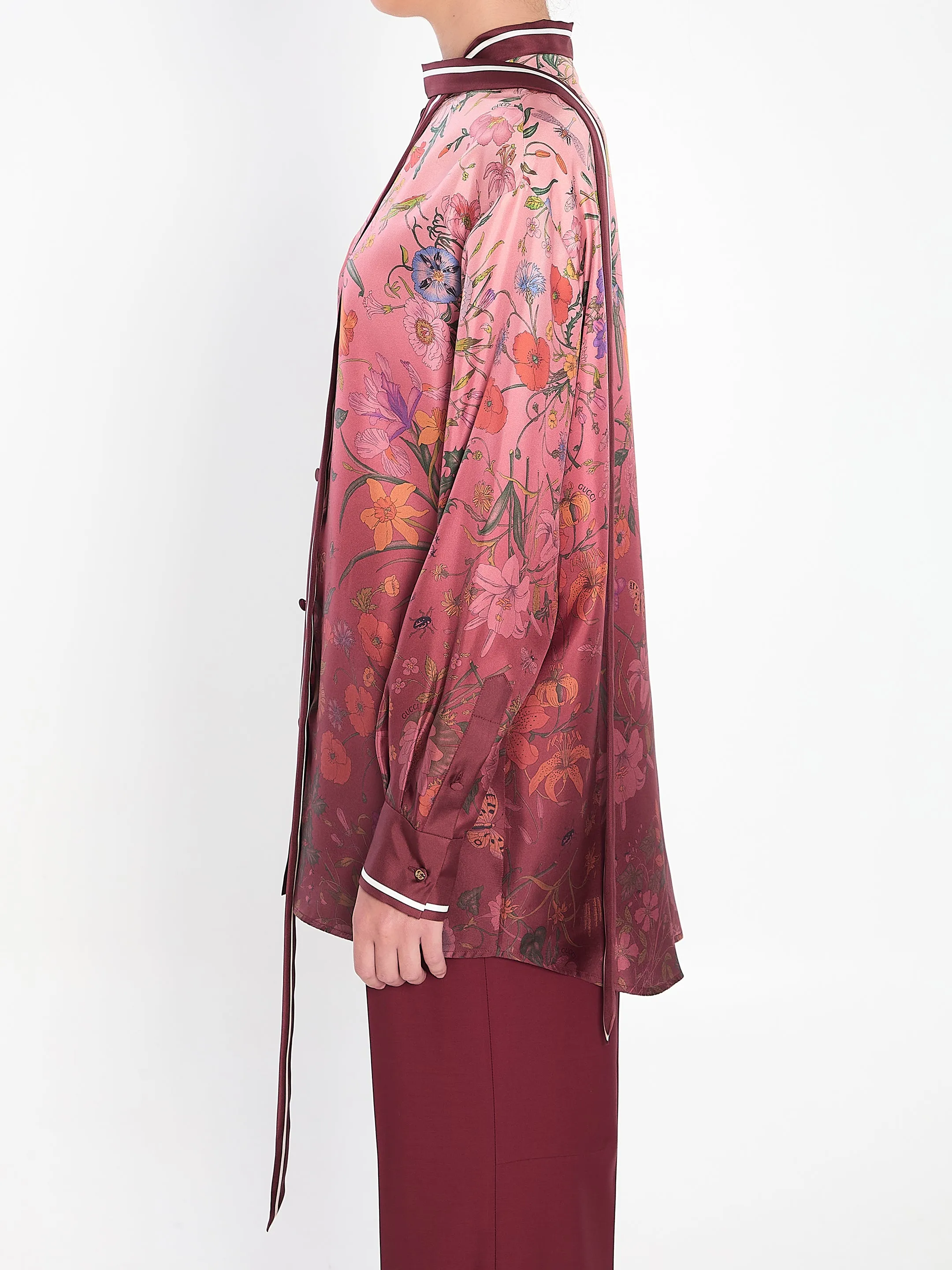 PRINTED SILK SHIRT sold by Lord & Taylor product image thumbnail 3