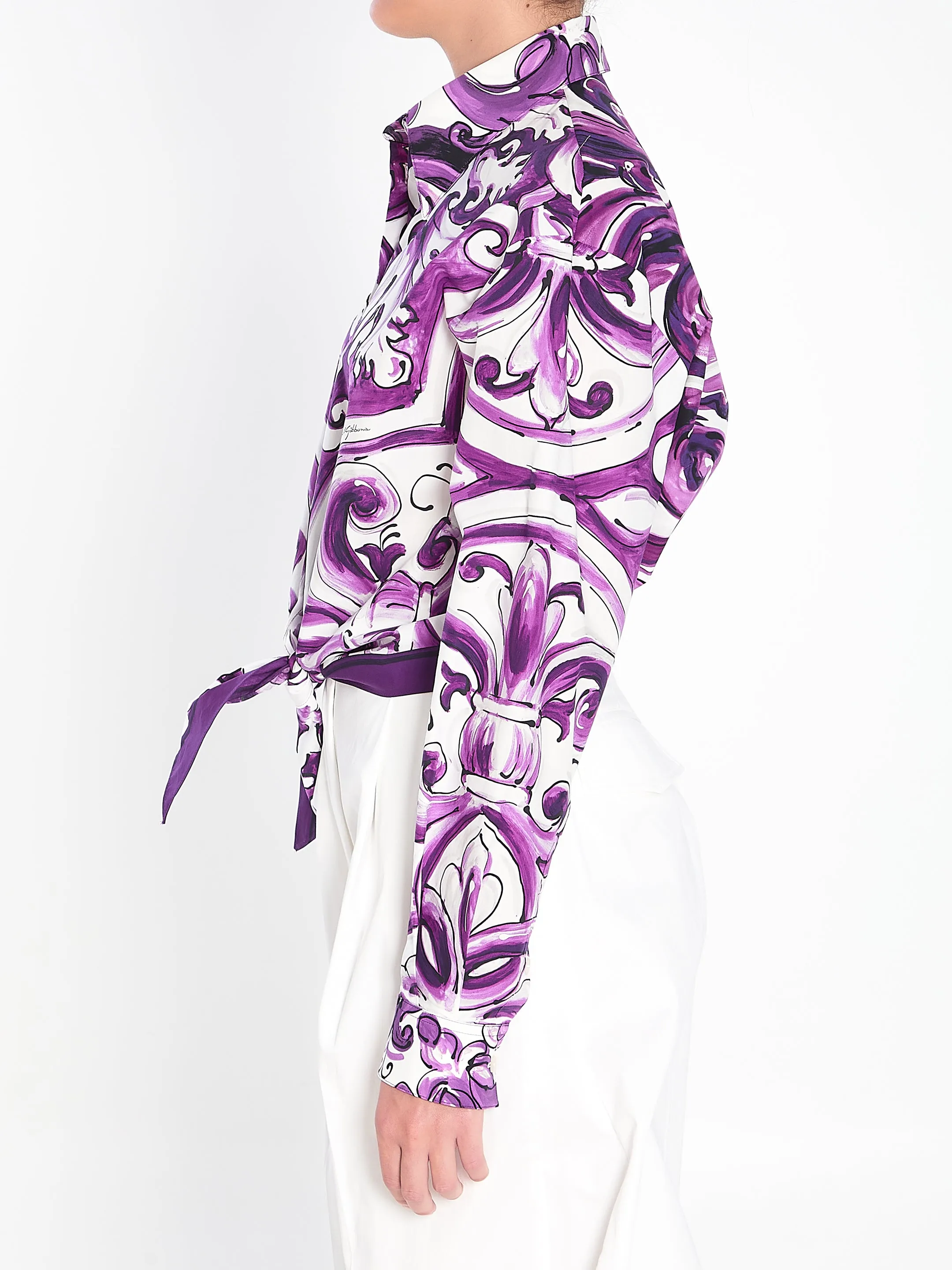 MAIOLICA PRINT SHIRT sold by Lord & Taylor product image thumbnail 3