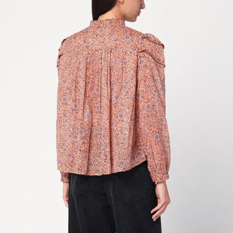 CHRISTA BLOUSE WITH TAPESTRY PRINT sold by Lord & Taylor