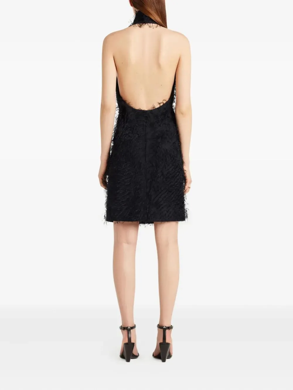 FRINGED HALTER NECK DRESS sold by Lord & Taylor product image thumbnail 4
