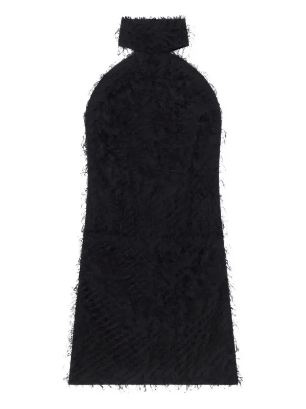 FRINGED HALTER NECK DRESS made by Courreges