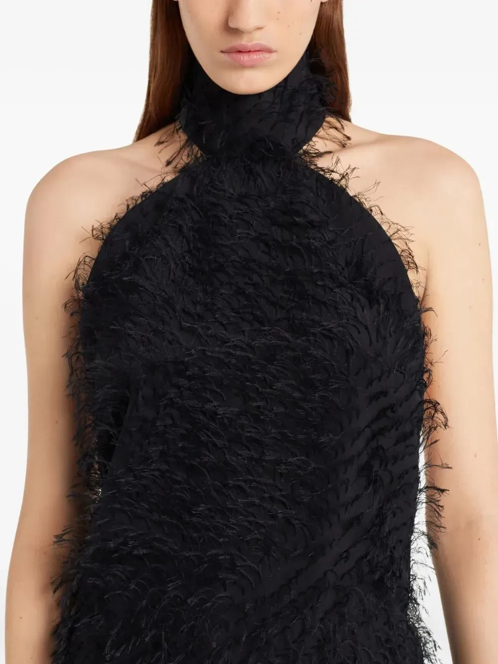 FRINGED HALTER NECK DRESS sold by Lord & Taylor product image thumbnail 5