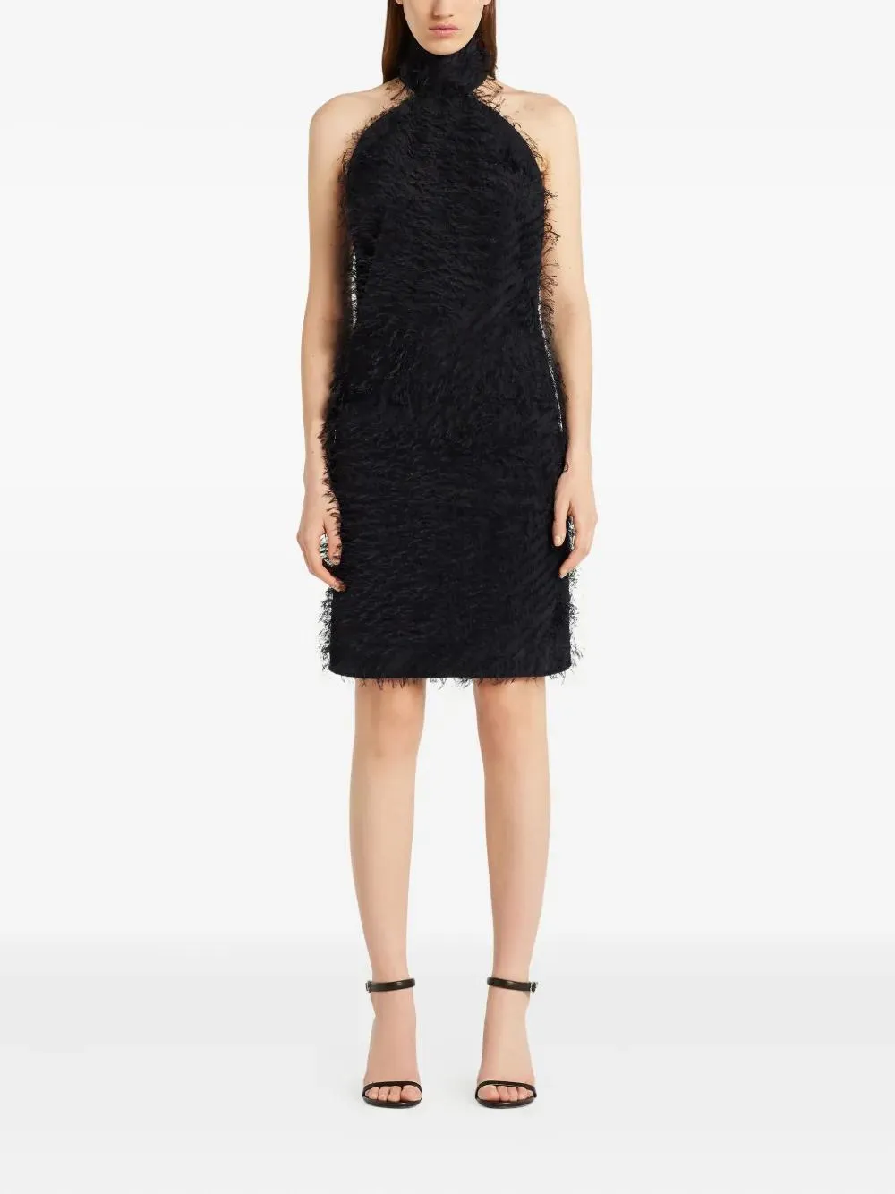 FRINGED HALTER NECK DRESS sold by Lord & Taylor product image thumbnail 2