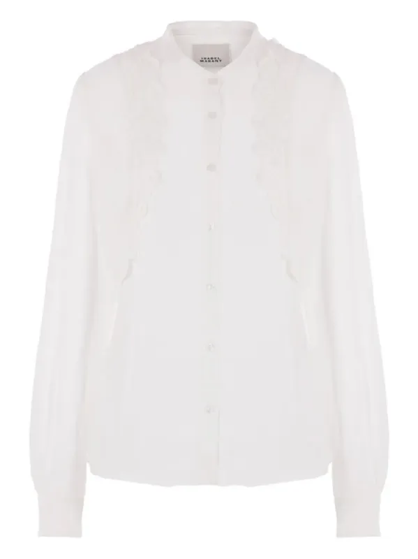 EMBROIDERED SILK SHIRT sold by Lord & Taylor