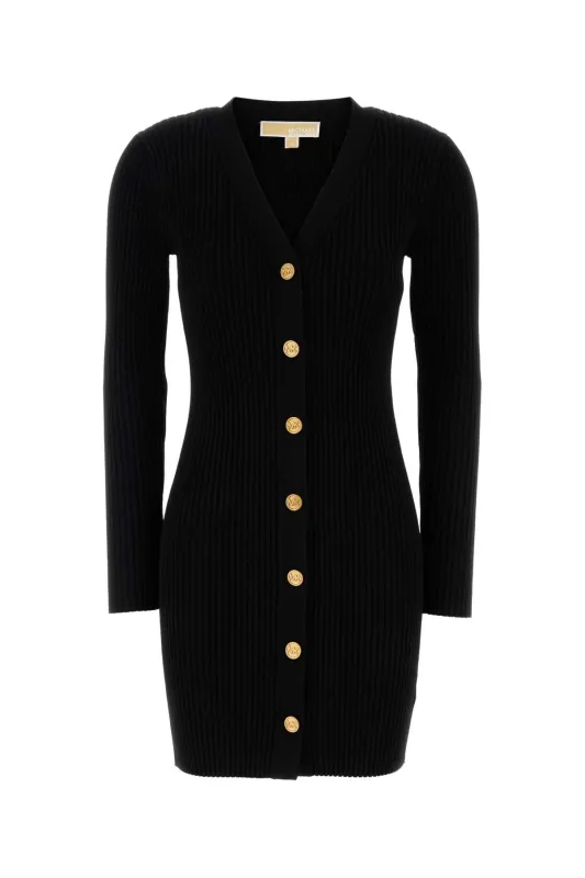 BLACK STRETCH VISCOSE BLEND DRESS sold by Lord & Taylor