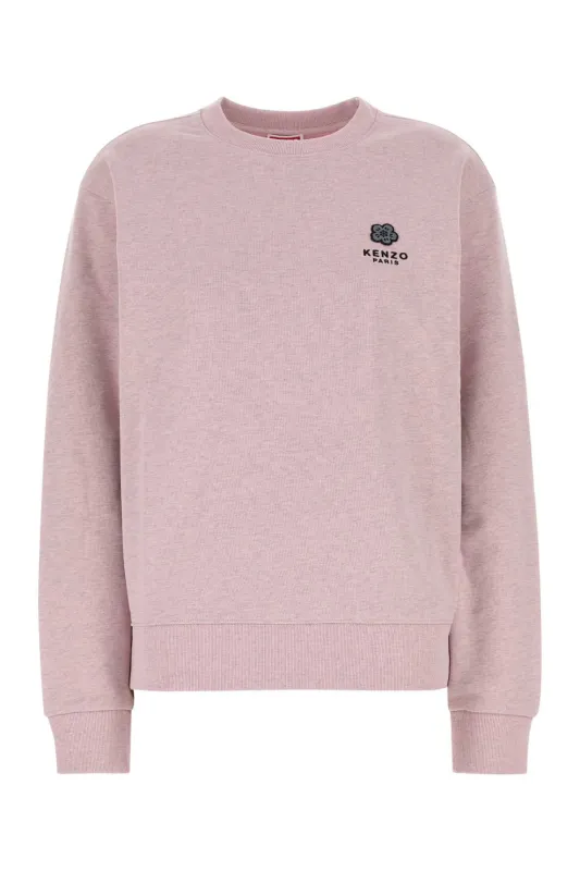 MELANGE PINK COTTON OVERSIZE SWEATSHIRT sold by Lord & Taylor