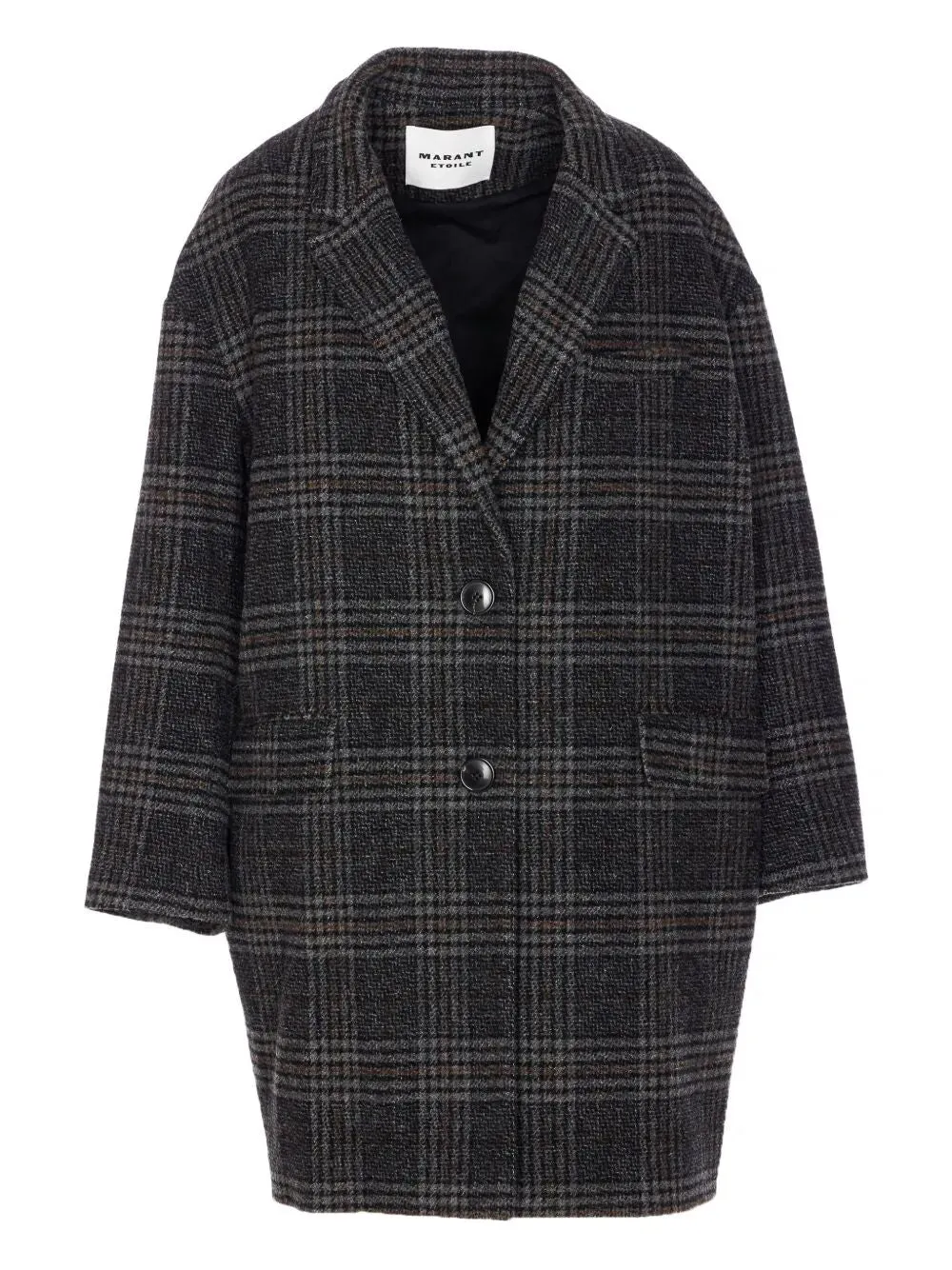 PLAID WOOL SINGLE-BREASTED COAT sold by Lord & Taylor