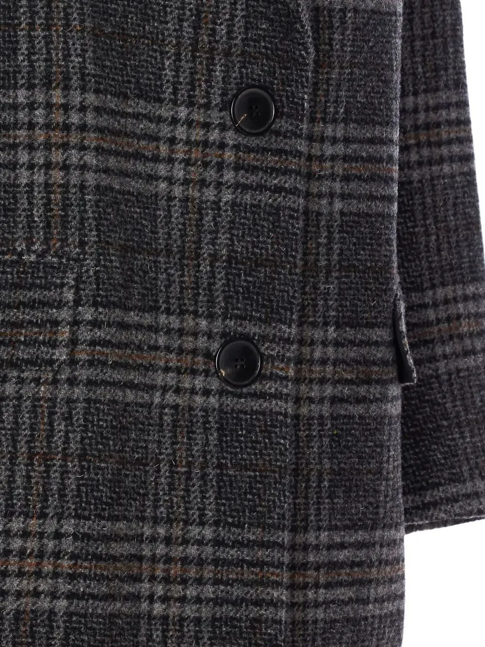PLAID WOOL SINGLE-BREASTED COAT sold by Lord & Taylor product image thumbnail 3