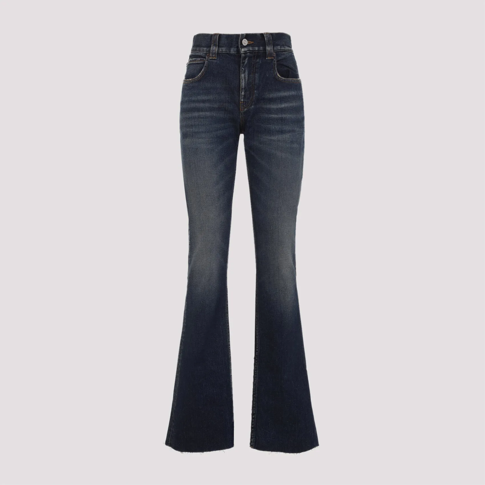 JEANS WITH A FRAYED HEM sold by Lord & Taylor product image thumbnail 2