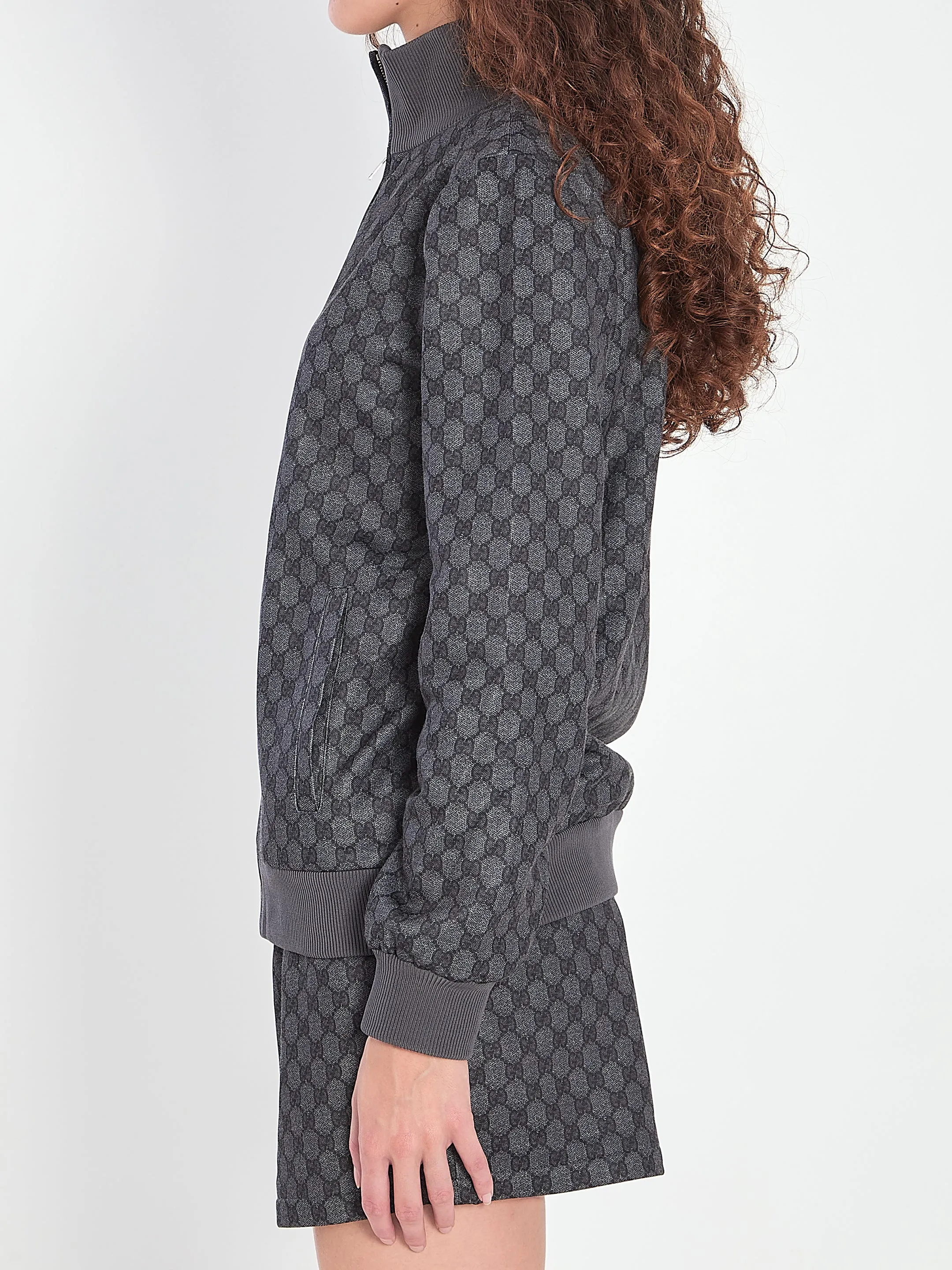 COTTON BLEND FULL-ZIP SWEATSHIRT sold by Lord & Taylor product image thumbnail 3