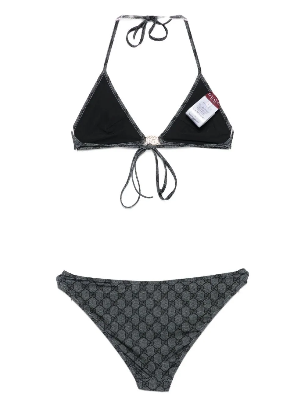 TRIANGLE BRA BIKINI sold by Lord & Taylor product image thumbnail 2