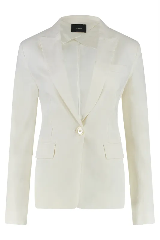 GHERA SINGLE-BREASTED ONE BUTTON JACKET sold by Lord & Taylor
