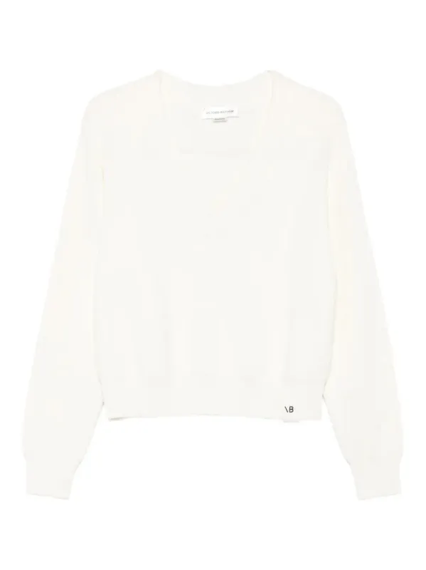 RELAXED FIT V-NECK COTTON BLEND SWEATER sold by Lord & Taylor