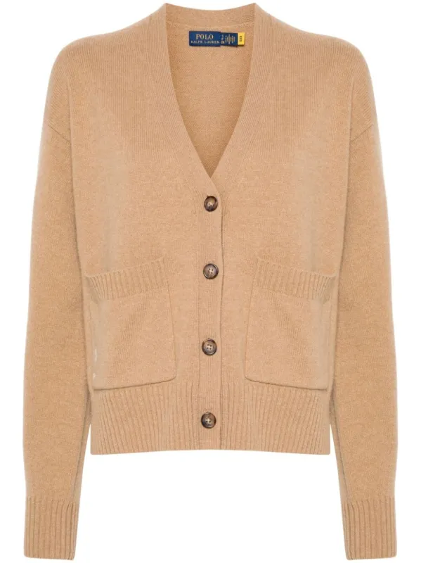 CARDIGAN WITH EMBROIDERED LOGO sold by Lord & Taylor