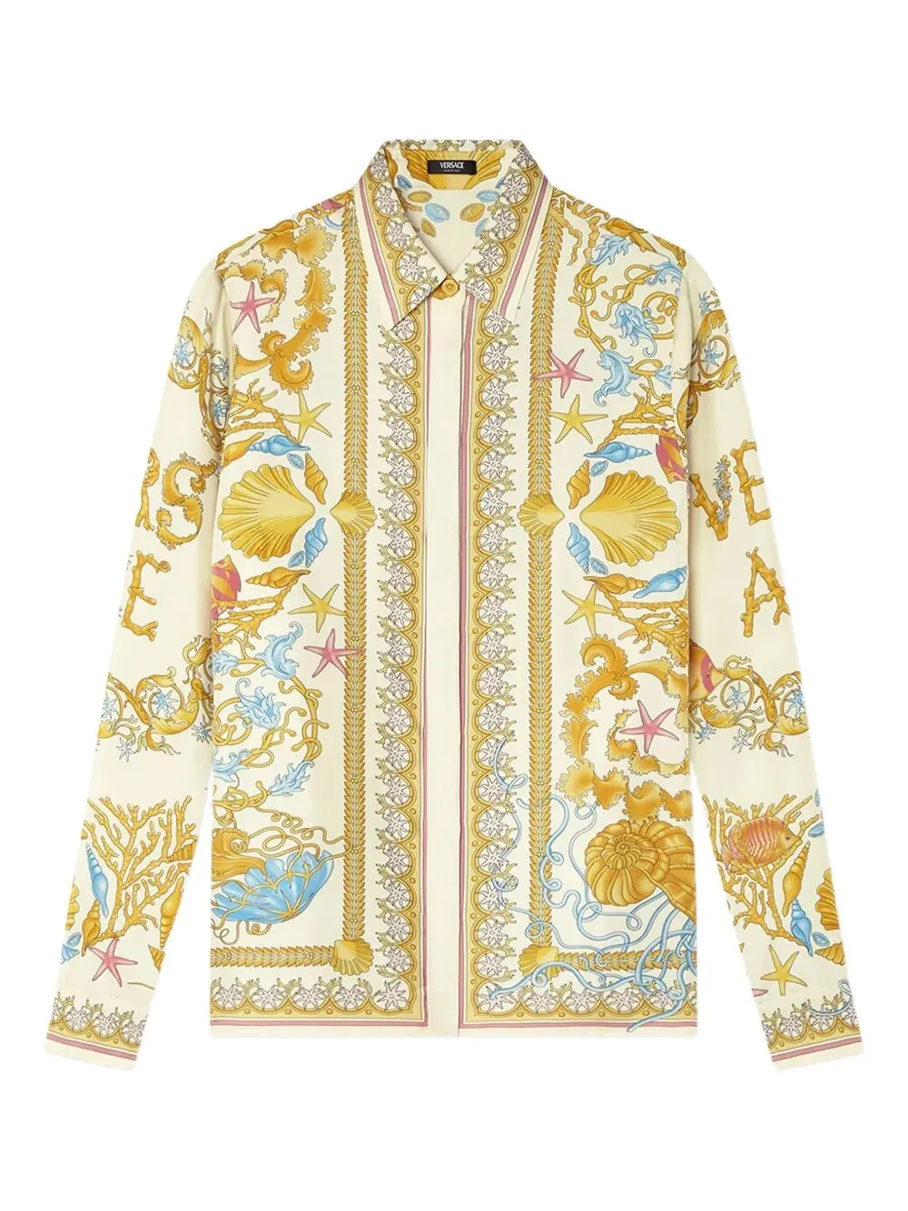 UNDERWATER BAROCCO SILK SHIRT sold by Lord & Taylor